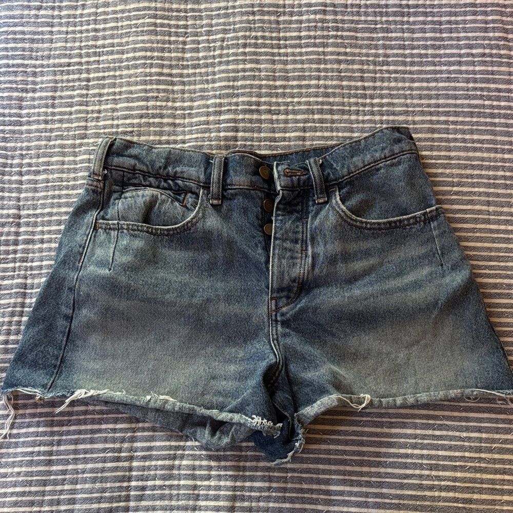 Anthropologie Pilcro High-Rise Medium Wash Denim Women’s Shorts